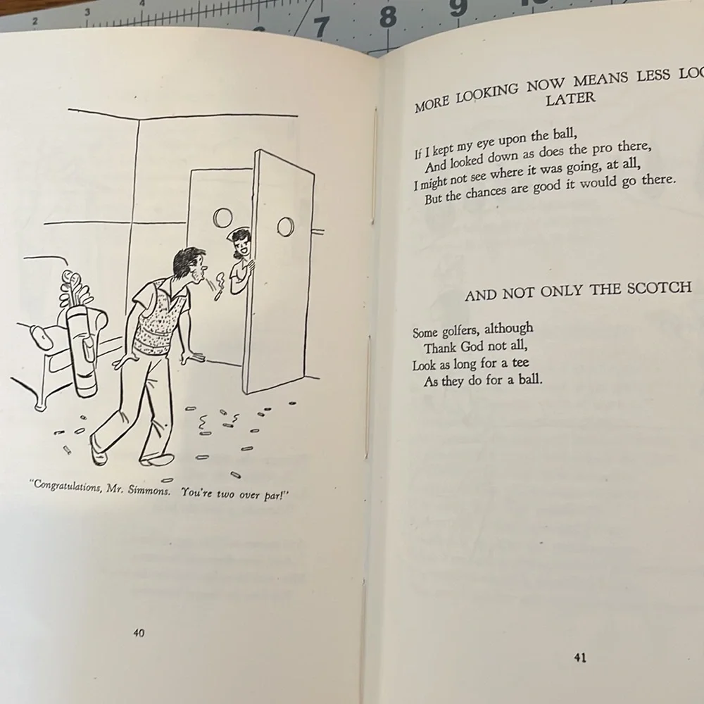 Golf Bawls – Richard Armour (1946, Beechhurst Press) – Illustrated Golf Humor